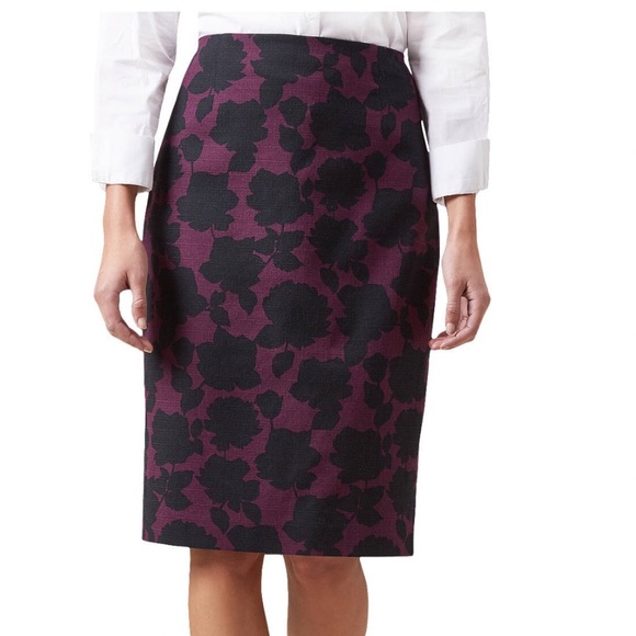 hobbs leopard print skirt